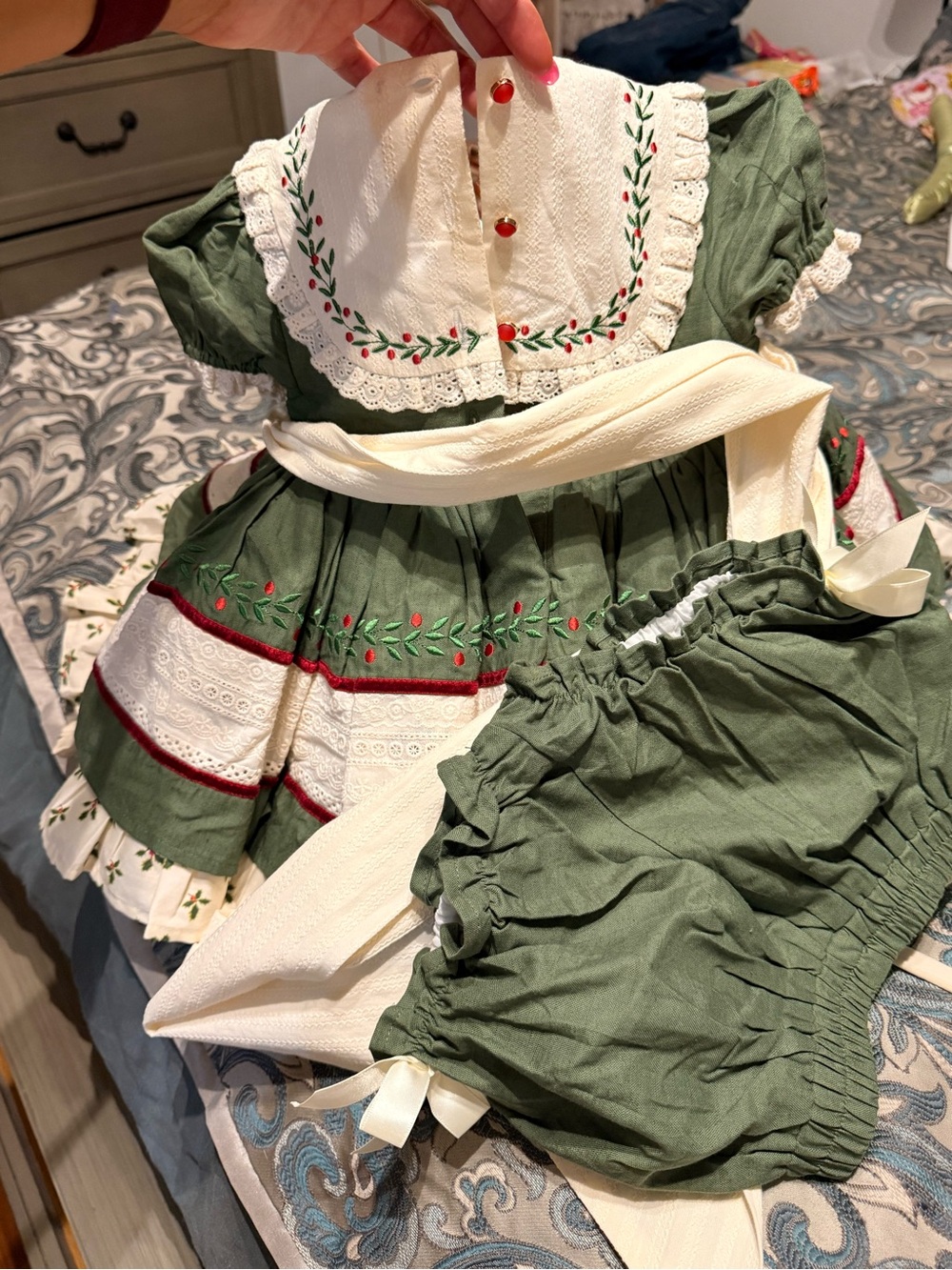 Bitty Bundles of Joy- Holly Dress